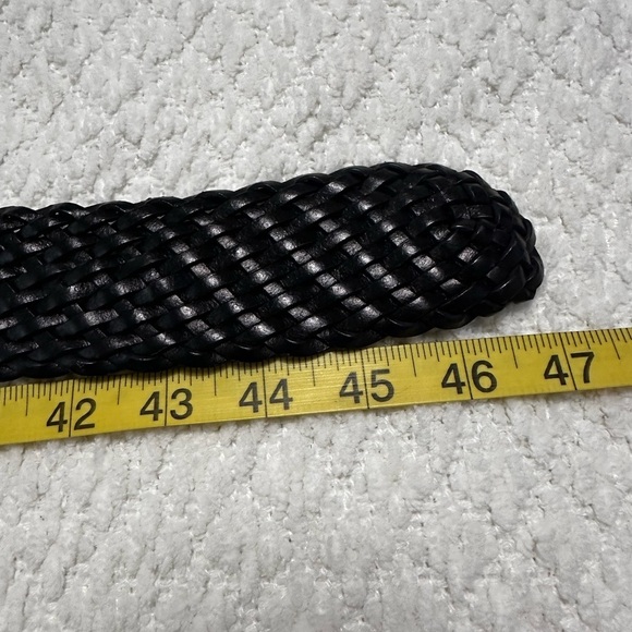 Michael Kors Braided Leather Black With MK Charms Women’s Belt Size L main image 7
